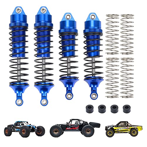 RCAWD Shock Absorber Front Rear for LOSI 1/10 Lasernut U4, Tenacity DB Pro, TENACITY TT Pro 4WD SCT Upgrades, RC Shocks Damper 90mm 100mm, Hop Ups Parts #LOS233011, LOS03028, LOS03027, LOS03019 Blue - color: Blue