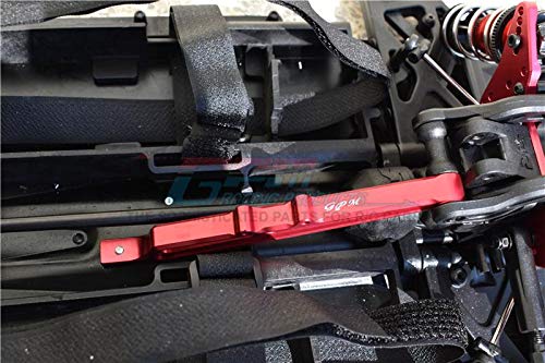 GPM for Arrma Limitless/Infraction Upgrade Parts Aluminum Rear Chassis Brace -1Pc Set Orange