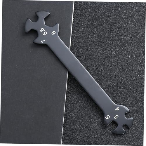 OSALADI 6-in-1 RC Wrench Tool for Turnbuckles Black Adjustable Rod Wrench Multifunctional RC Car Repair Tool Precision Features