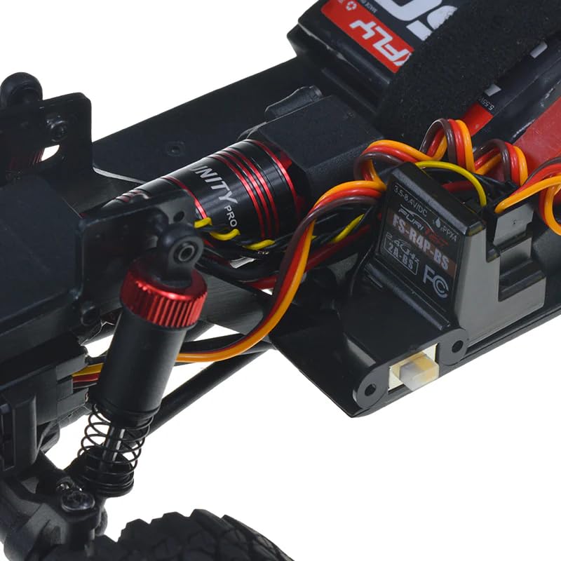 FURITEK Unity PRO 3500kv 2-in-1 Micro FOC Brushless System Included Inrunnner Motor with Integrated ESC & Receiver for REDCAT ASCENT-18 1/18 Upgrade Electronics (HELIDIRECT)
