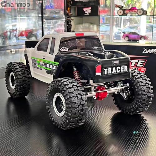1.9 RC Crawler Tires With Foam Insert 1/10 Soft Rubber Mud Grappler Wheels Tyres OD 4.72" For 1:10 Rock Crawler Car Traxxas TRX4 Axial SCX10 II RC4WD D90 TF2 Tamiya CC01 Gen8 1.9" Rims 4PCS