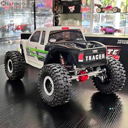 1.9 RC Crawler Tires With Foam Insert 1/10 Soft Rubber Mud Grappler Wheels Tyres OD 4.72" For 1:10 Rock Crawler Car Traxxas TRX4 Axial SCX10 II RC4WD D90 TF2 Tamiya CC01 Gen8 1.9" Rims 4PCS
