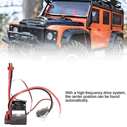 RC Brushed ESC,320A Two-Way with Brake Cooling Fan Two-Way Brushed ESC for RC Cars Boats Models Vehicles