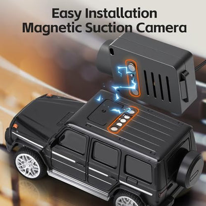Wltoys 1:64 FPV RC Drift Car, 720P WiFi APP, 2.4GHz Gyro | HD Camera with Real‑time Video. Dual Control: Remote or Phone App. 3 Speeds & Suspension. LED Lights for Hobbyists - color: Black
