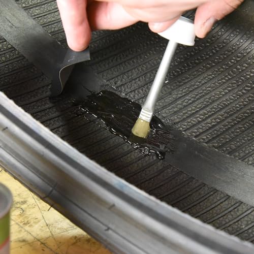 Slime 1050 Rubber Cement, Tire Repair, use with Slime Plugs or Patches, 8 oz. can - size: 8 oz Can, style: Rubber Cement