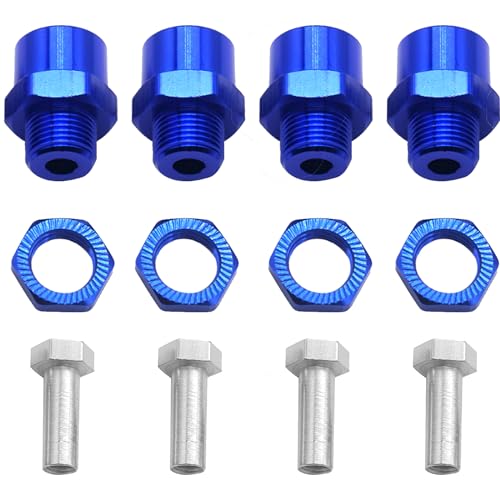 Metal 12mm to 17mm Wheel Hex Adapter Adaptor Converter & Metal 12mm to 17mm Wheel Hex Drive Hub Adapter Conversion 15mm Offset Extension