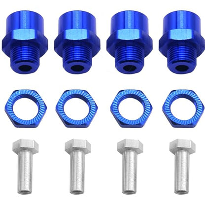 Metal 12mm to 17mm Wheel Hex Adapter Adaptor Converter & Metal 12mm to 17mm Wheel Hex Drive Hub Adapter Conversion 15mm Offset Extension