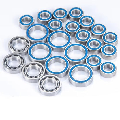 Rc Accessories for Element for Enduro for Sendero 1/10 24Pcs Wheel Hub Axle Blue Rubber Sealed Bearing Kit RC Car Truck Model Parts