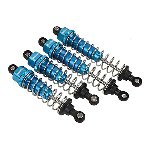 Aluminum Front & Rear Shock Absorber Assembled for Tamiya TT-02B Redcat Hongnor LRP HPI Team LOSI 1/10 Buggy Car (Blue) - color: Blue