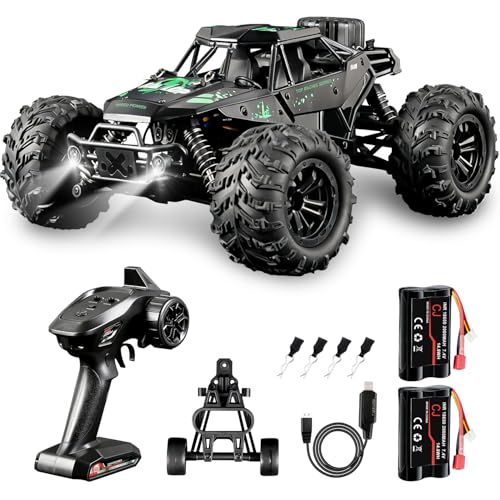 Fast Remote Control Car, RC Cars 1:16 4WD High Speed Motor | for Adults 30+KPH 2.4GHz Remote Control with No Delay Off Road RC Truck All Terrains RC Cars for Professional Enthusiast