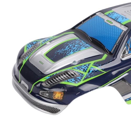 SUNGOOYUE 1/16 Body Shell Rc Car Body Shell, Replacement for Scy16101 Scy16102 1:16 Offroad Trucks, with Graffiti Design (Blue) - color: Blue