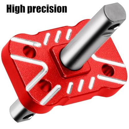 Aluminum Differential Locker Spool Diff Locker Mounts Set Upgrades Part for 1/10 Slash/Rustler/Stampede/Bandit 2WD(VXL),Sealed Differential Case Hops Up.Red - color: Red(for 1/10)