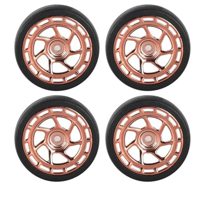 RC Toys For Ldrc AE86 A86 LD1801 LD1802 LD1803 LD1804 A01 A02 1/18 4pcs 31mm RC Hard Drift Tire Wheel Hard Tyre RC Car Upgrade Parts(Brown C) - color: Brown C