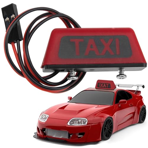 Metal Drive Shaft Dog Bone Dogbone & Wheel Stub Axle Cup & Simulation RC Toy Car Taxi Lights LED Lamp Roof Light Decorations