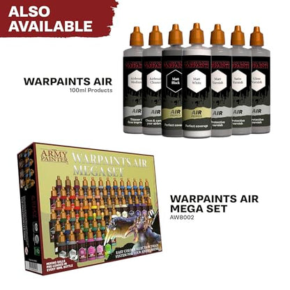 The Army Painter, Air Triads White, 6 x 18 ml | Pre-thinned Acrylic spray gun paints - Paint sprayer paint for D&D & Warhammer Miniatures - color: White