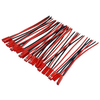 20Pairs 100mm 20AWG Male Female Connector JST Plug Cable for RC BEC Battery Helicopter DIY FPV Drone Quadcopter