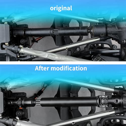 RCLIONS Steel RC Drive Shaft 157-210mm Center Driveshaft for 1/6th AXIAL SCX6 AXI05000 Crawler Car Upgrade Parts