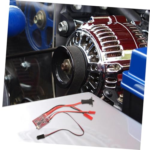 Cabilock Waterproof Dual Way Brushed ESC with Brake 30A Speed Controller for RC Boats and Cars Adjustable Button Switch High Performance Brushed ESC