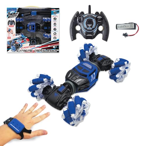 LEXiBOOK, Extreme Crosslander RC Car, RC50 | Gesture bracelet, Music, Light effects, Rechargeable - style: Crosslander Extreme - Luminous
