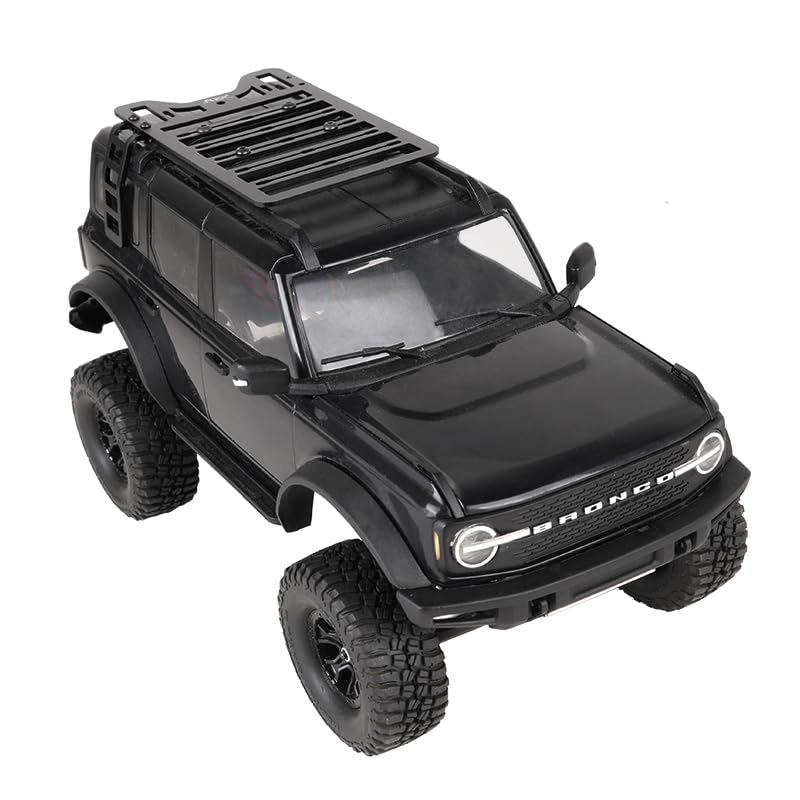 KYX Racing CNC Machined Aluminum Roof Rack Upgrades Parts Accessories for 1/18 RC Crawler Car Traxxas TRX4M Bronco