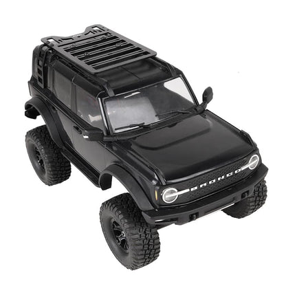 KYX Racing CNC Machined Aluminum Roof Rack Upgrades Parts Accessories for 1/18 RC Crawler Car Traxxas TRX4M Bronco