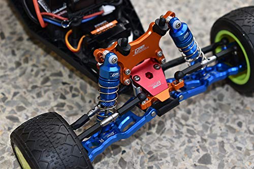 GPM for LOSI 1/18 2WD Mini-T 2.0 LOS01015 Aluminum Front Spring DAMPERS (50MM) -12PC Set (red)