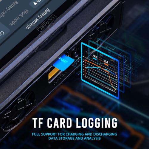 ToolkitRC M8D 1600W 50A DC Balance Touch Screen Charger 65W Fast Charge Dual Channels for 1-8S Lipo Battery for FPV Drone Car RC Model Parts (M8D)