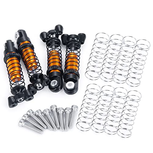 Shocks Absorber 35mm for Kyosho Mini Z 4x4 Jimny Wrangler | 4PCS Aluminum Alloy RC Short Dampers 1/18 1/24 RC Car Upgrade