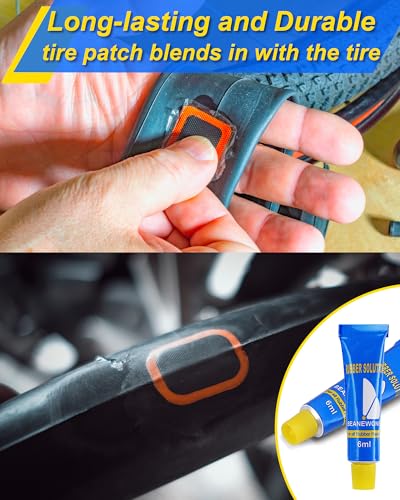 Bike Tire Repair Kit, Bicycle Inner Tube Patch Kit – Portable Case for Bicycle, Motorcycle & Inflatable Tubes - style: Refills