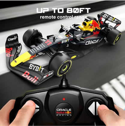 Voltz Toys Authentic Licensed 1:18 F1 RedBull Rb18 Car Remote Control Car - F1 Collection RC car Series for Kids and Adults - 2.4GHz RC Car for Gift (1:18 RedBull Rb18(NO.11)) - color: 1:18 Redbull Rb18(no.11)