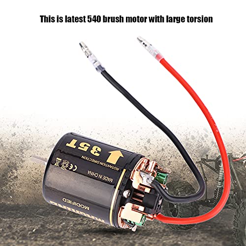 540 RC Brushless Motor, 35T 45T 55T Universal RC Model Car 540 Brushless Motor for Big Trucks Climbing Car Model Motor Replacement Accessory (35T)