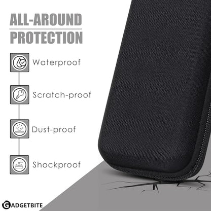Portable Electronic Accessories Organizer - Travel-Friendly Pouch For Vlogging Camera, Usb Cables, Power Banks, Adapters, Hard Disks, And More (Black) - style: Modern