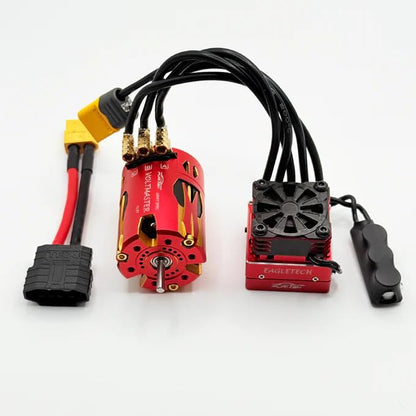 Furitek VoltEagle with Plug & Play Brushless Sensored System for TRX 4-Tec Drift - Remote Control Car, RC Car 1/10 Scale On Road Drift Car Upgrade Electronics (RED Edition (FUR-2676)) - color: Red Edition (Fur-2676)