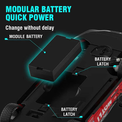 RC Drift Car, 1:14 4WD 40KM/H High Speed RC Racing Car with LED Lights, 2 Batteries, Drifting and Racing Tires for Adults (Green) - color: Green