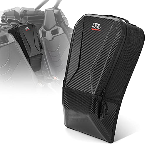 Kemimoto X3 Bag Upgraded X3 Storage Bags Center Shoulder Console Box Between Seat Storage Compatible with Can Am Maverick X3 MAX XRS XDS Turbo R RR 2017 2018 2019 2020 2021 2022 2023