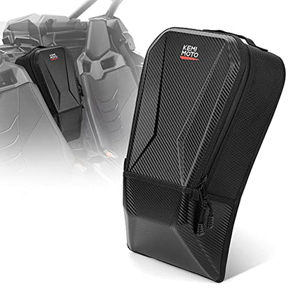 Kemimoto X3 Bag Upgraded X3 Storage Bags Center Shoulder Console Box Between Seat Storage Compatible with Can Am Maverick X3 MAX XRS XDS Turbo R RR 2017 2018 2019 2020 2021 2022 2023 | Between Seat Storage Compatible with Can Am Maverick X3 MAX XRS XDS Tu