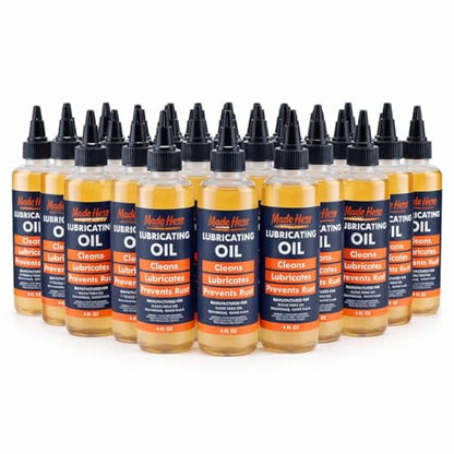 Multi-use Lubricating Penetrant Oil - High-Performance, Rust Prevention, Non-Toxic Formula, 4oz - Ideal for Home, Automotive, and Industrial Use (Pack of 24) - size: Multipurpose Oil 4 Oz (Pack of 24)