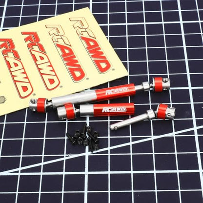 RCAWD Second Version TRX4M Center CVD Driveshaft for 1/18 TRX4M Drive Shaft Series Upgrades Part Red - color: Red