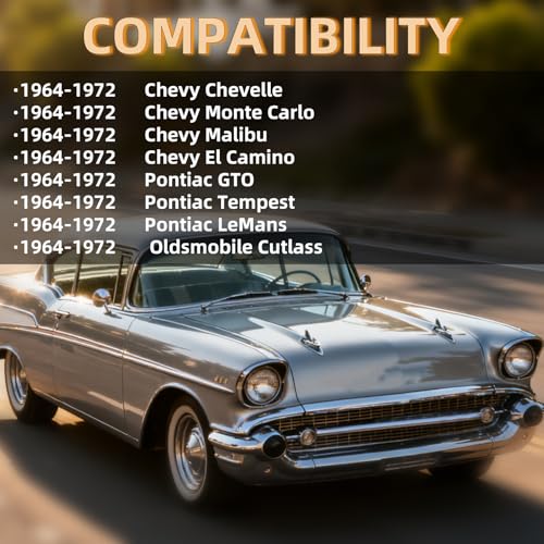 XKV Front Upper & Lower Suspension Control Arms A-arms | Compatible with 1964-1972 Pontiac GTO,Lemans,Tempest,Chevrolet Monte Carlo,Buick Skylark,2-4" Lift Kit,With Ball Joint - size: 64-72 Pontiac GTO/Lemans/Tempest/Buick Skylark