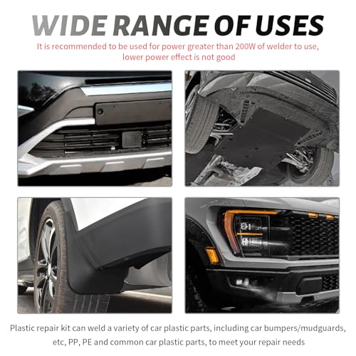 4PCS Plastic Welding Tips Stainless Steels,45° Elbow Plastic Welder Tip for Plastics Welder Gun,Smooth Tip Head Plastics Welding Kit Bumper Repair Kit Car Accessories