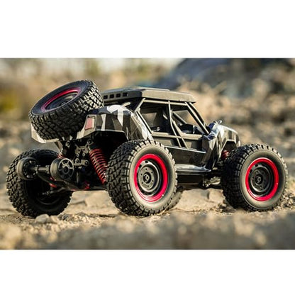 Scy 16106 1/16 Remote Control Off-Road Car AWD Rc Electric Desert Truck Light System Charging Protection Rc390 Motor 30A Esc Hobby Grade Model for Adult Hobby(Dark Gray) - color: Dark Gray