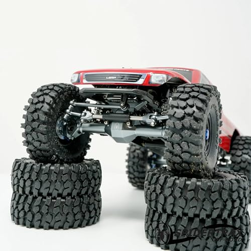 LGRP Little Guy Racing Parts RC Car Truck SCX24 1/24 Spider 9™ Signature Series Front AXLE Compatible with Comp Frame Kit, Elimator Frame Kit, Ripper Chassis Kit LGS9F001