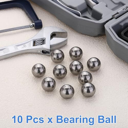 uxcell 10Pcs 20mm Bearing Balls, Solid Carbon Steel G1000 Precision Balls for Bearings Bicycles Casters Automotive Part and DIY (Mirror Polished) - size: 20mm
