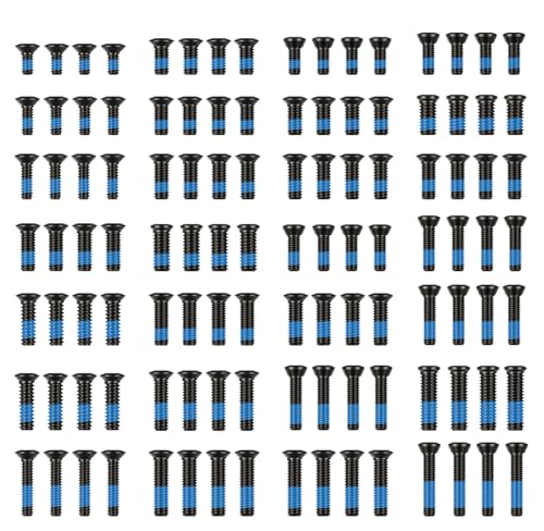 VOTATU Red Dot Mounting Screws Kit - 112 Pcs (28 Sets) Gunsmithing & Optics Screws, Include M3/M3.5/M4/#6-32/#4-40/#6-40/#6-48 (4 Pcs/Set) for Red Dot Sight & Plate Mounting