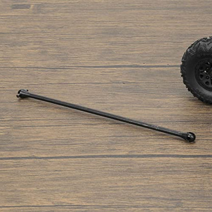 RCAWD CVD Driveshaft Dogbone 201mm #45 Steel ARA310924 for Arrma Kraton 8S BLX RTR EXB Roller Upgrade Parts (Black)