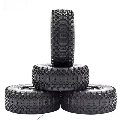 Levelda RC 1/10 12 mm Hexagonal Remote Control Wheels and Tires are Suitable for Trax Short Truck Tires and are Applicable to Slash 4x4 2WD Arrma Senton HSP Modified Tires and Wheels.