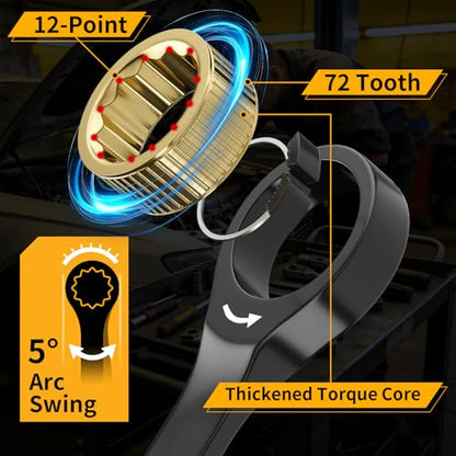 GRENPRO 23PCS Ratcheting Combination Wrench Set SAE Metric Mechanic Tools | 1/4"-3/4"&6-18MM Bolt Gauge, Electro-Coated CR-V 72-Tooth 5Deg Swing 12Pt Color Rings, Roll Pouch for Auto&Home Repair - style: Ratcheting Wrench Set with Color Ring (Metric&SAE)
