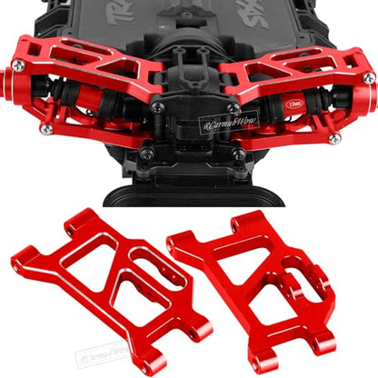 RC Upgrade Parts for Mini Slash 4X4,Mini Rally VXL Ford RS200(#108164-1#108046-1),RC Suspension Arms,C-Hubs Caster Blocks,Front Steering Block Knuckles,Rear Stub Axle Carriers,Red - color: Red(1set)