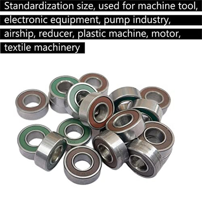 20 pcs MR115-2RS 5x11x4mm Replacement Precision Ball Bearings MR115 2RS