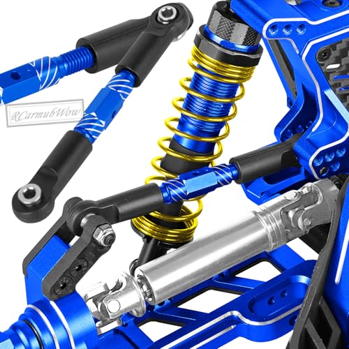RC Suspension Arms & Mounts,Caster Blocks,Steering Block,Stub Axle Carriers,Turnbuckles Upgrades Part for 1/10 Slash/Rustler/Stampede/Jat0 4x4(VXL),Hoss 4x4 VXL,Navy Blue - color: Navy Blue(1set)